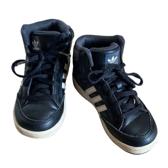 Adidas High Top Little Kid Sneaker Size 10 - Picture 1 of 5